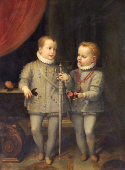 The Two Sons of Charles V by Tiberio di Titi